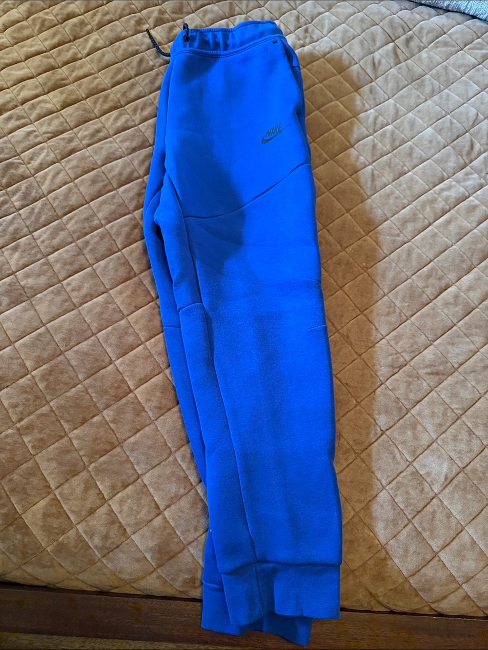Nike Tech Kids Bright Blue Fleece Joggers